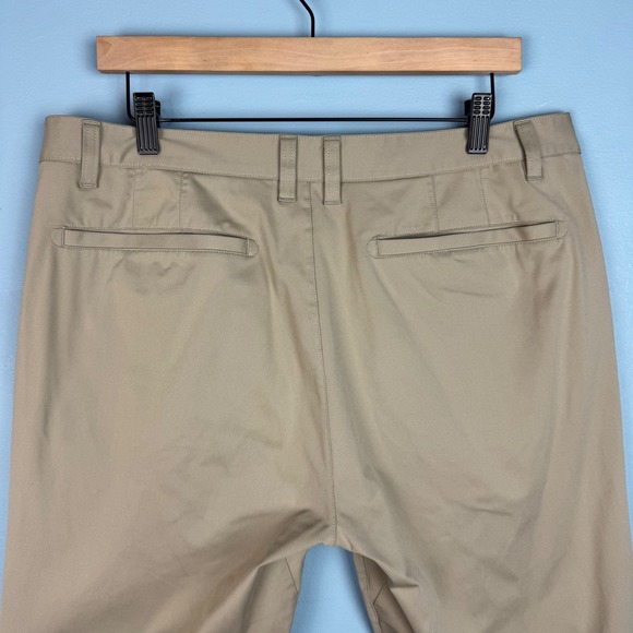 Rhone Commuter Slim Straight Leg Pants Men's 36x29 Tan Stretch Performance Golf - Picture 4 of 5